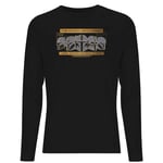 Star Wars The Mandalorian Creed Men's Long Sleeve T-Shirt - Black - XL
