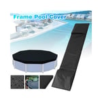 ZHENN Solar Cover Pool Protector, Heating Blanket for In-Ground and Above-Ground Swimming Pools Easy Set Frame Pools Cover Windproof Rainproof Cloth for Garden Home Garage black,395cm/13ft