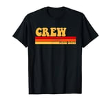 CREW Name Personalized Idea Men Retro Vintage CREW T-Shirt