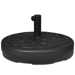 Parasollställ kan fyllas upp till 35 kg Paraplyställ, rund paraplyhållare, paraplyvikt, stativ för parasoll Ø38/48 mm, för balko