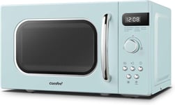 COMFEE Retro Style 800w 20L Microwave Oven 8Auto Menus 5 Cooking Levels