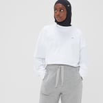 MP Women's Composure Cropped Sweatshirt - White - L
