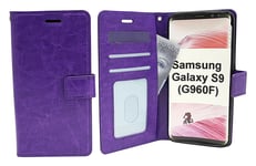 Crazy Horse Wallet Samsung Galaxy S9 (G960F) (Lila)