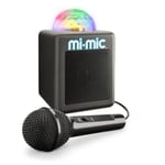 Mi-Mic Mini Speaker with Mic Kids Karaoke Machine and Disco Cube Speaker