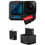 GoPro Hero 11 Black + SanDisk microSDXC 64GB + Dual Battery Charger Kit