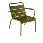 Fermob - Luxembourg Lounge Armchair, Pesto - Fåtöljer utomhus - Frédéric Sofia - Metall