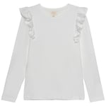 Creamie Volangprydd Långärmad T-shirt Cloud | Vit | 80 cm