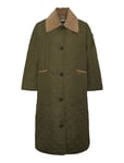 Barbour Lockton Quilt Designers Coats Padded Coats Khaki Green Barbour