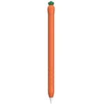 Apple Pencil 2 Gen. Fleksibelt Silikon Deksel m. Motiv - Gulrot