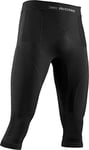 X-Bionic Energy Accumulator 4.0 Pantalon de Compression 3/4 Collant de Sport Homme, Black/Black, FR : XL (Taille Fabricant : XL)