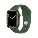 Watch Series 7 (GPS + Cellular) Boîtier en Aluminium Vert de 41 mm, Bracelet Sport - Neuf