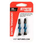 Stans No Tubes Coloured Valve Stem - Pair Blue / 44mm
