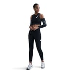 Nike Fast Mid-Rise 7/8 Tights Dam XS - Svart Långa tights för komfort och rörelsefrihet vid löpning