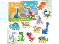 Dodo Magnesaurs Dinosaurs 15 Element Färg Magneser I Ie