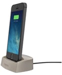 Mophie Desktop Charging Dock Lightning for iPhone 6/s/5 Gold - Apple - One Size