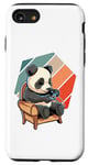 Coque pour iPhone SE (2020) / 7 / 8 Panda Gaming Gamer Panda Lover Jeux vidéo Animal Bear Lover