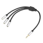 Ymiko AUX 3.5mm Splitter 1 Male to 3 Female Stereo Audio Cable Adapter Headphone Earphone Tablets MP3 Players