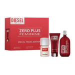 Diesel Zero Plus Feminine Eau de Toilette 75ml Spray Gift Set New & Sealed