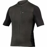 Endura GV500 Reiver Short Sleeve Cycling Jersey - Black / Large