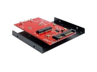 Delock Converter Sata 22 Pin > Msata With 3.5" Frame - Kontrollerkort - Msata - Sata 6Gb/S - Sata 6Gb/S