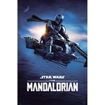 Grupo Erik Star Wars The Mandalorian Speeder Bike 2 Poster - 35.8 x 24.2 inches / 91 x 61.5 cm - Shipped Rolled Up - Cool Posters - Art Poster - Posters & Prints - Wall Posters