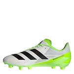 adidas Mixte Adizero Rs15 Pro (FG) Football Shoes (Firm Ground), FTWR White/Core Black/Lucid Lemon, 40 EU