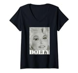 Womens Vintage Classic Dolly Parton V-Neck T-Shirt