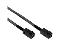 Inline Mini Sas Hd 1.0M, 1 M, Sff-8643, Sff-8643, Man/Female, Svart