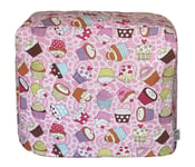 Cozycoverup® Dust Cover for Stand Mixers in Pink Cupcakes (Cozycoverup® for Kenwood Chefette)