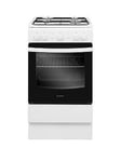 Indesit Is5G1Kmw 50Cm Wide Gas Cooker - White