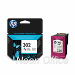 Genuine Original HP 302 Colour Ink Cartridge For DeskJet 3637 Inkjet Printer