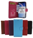 New Standcase Wallet iPhone 12 (6.1) (Svart)