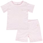 Livly Saturday T-skjorte Og Shorts Sett Med Et Polka Dot-mønster Rosa | Rosa | 74/80 cm