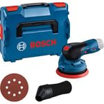 Ponceuse excentrique 12V gex 12V-125 (sans batterie ni chargeur) + coffret l-boxx Bosch 0601372100 - Noir