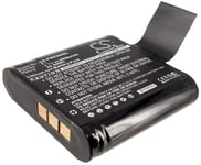 Kompatibelt med Pure Evoke D4, 3,7V, 8800mAh