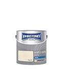 Johnstone's - Wall & Ceiling Paint - Magnolia - Matt Finish - Emulsion Paint - Fantastic Coverage - Easy to Apply - Dry in 1-2 Hours - 12m2 Coverage per Litre - 2.5L