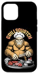 iPhone 15 Pro Bigfoot BBQ Grillsquatch Sasquatch Barbecue Grill Cook Chef Case
