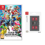 Super Smash Bros - Ultimate (Nintendo Switch) & HORI Switch Game Card Case - Black (Nintendo Switch)