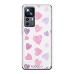 Babaco ERT GROUP mobile phone case for Xiaomi 12T/12T pro/K50 Ultra original and officially Licensed pattern Hearts 005 optimally adapted to the shape of the mobile phone, partially transparent