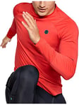 Under Armour Coldgear Rush Mock T-Shirt Manches Longues Homme Rouge FR : S (Taille Fabricant : SM)