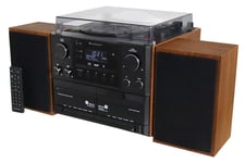 MCD5600BR Stereo music centre with DAB+/FM radio, CD/MP3, turntable, double cassette, USB, Bluetooth