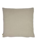 furn. Malham Shearling Fleece Square Feather Filled Cushion - Beige - One Size
