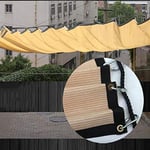 YXX- Retractable Sun Shade with Clips, 85-90% Sunblock Shades Cloth for Patio Plants, Greenhouse & Garden Vegetable (Size : 3mx3m)