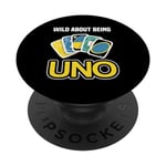 Board Game Uno Cards Wild about being uno Game Card Costume PopSockets Swappable PopGrip