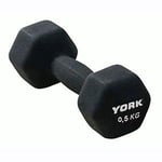 York 1 x 0.5kg Neo Hex Dumbbell