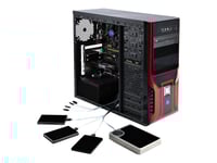 Startech.Com 8-Ports Sata Pcie-Kort - Pci Express 6 Gbps Sata Expansion-Kortadapter Med 4 Värdkontroller - Sata Pcie-Kontrollerkort - Pci-E X4 Gen 2 Till Sata Iii - Sata Hdd/Ssd - Kontrollerkort - Sata 6Gb/S / Sas 6Gb/S - Låg Profil - Pcie 2.0 X4 -