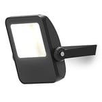 4lite Outdoor Graden/Security LED Floodlight IP65 50w 5750lm Die-Cast Black - Cool White