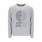 Langærmet T-shirt til Mænd Russell Athletic Collegiate Lysegrå XL