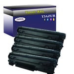 Lot de 4 Toners compatibles pour imprimante HP M1522MFP, M1522N, M1522NF Noir - T3AZUR