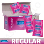 6X Pasante Condoms Regular Classic Natural Comfort Non-Spermicidally
